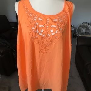 Orange Cutout Tank